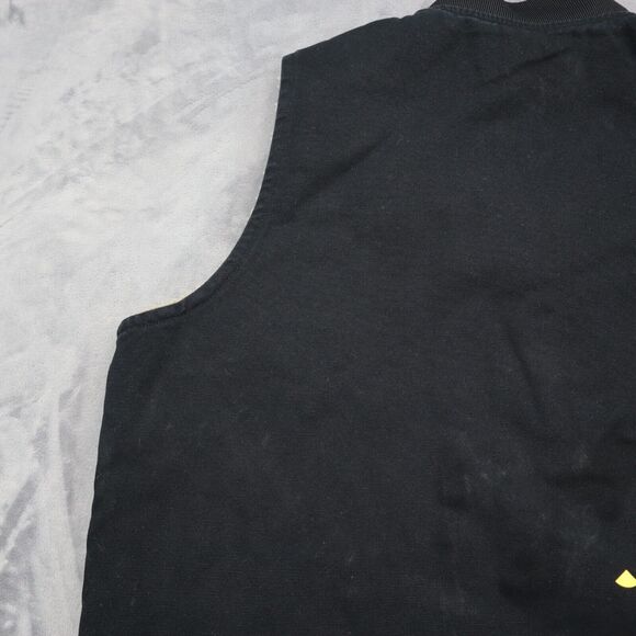 Skechers Vest Mens XL Black Plain Sleeveless Front Pockets Full Zip Jacket - Picture 15 of 16